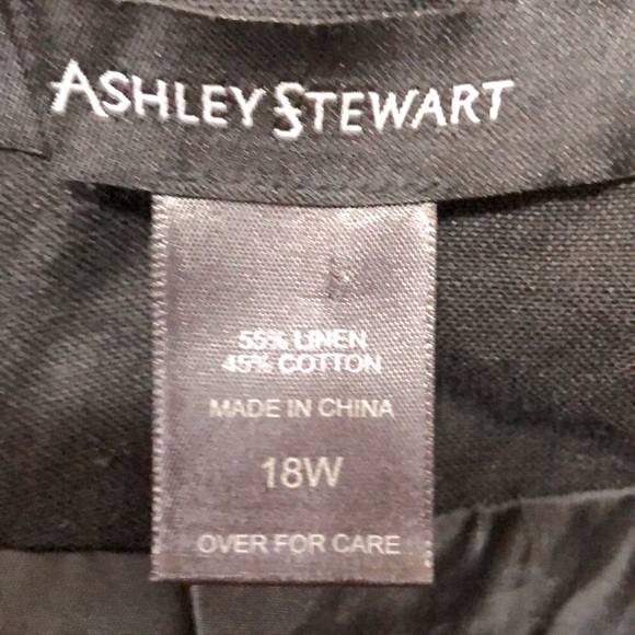 Ashley Stewart Women Linen Blazer Jacket - Picture 4 of 4